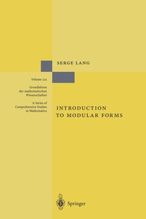Couverture_Introduction to Modular Forms