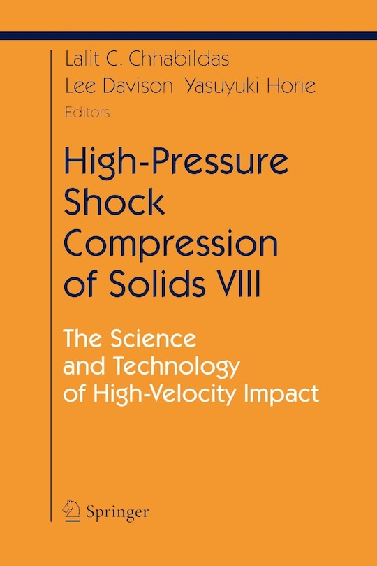 Front cover_High-Pressure Shock Compression of Solids VIII