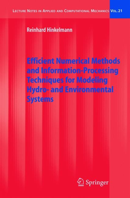 Couverture_Efficient Numerical Methods and Information-Processing Techniques for Modeling Hydro- and Environmental Systems