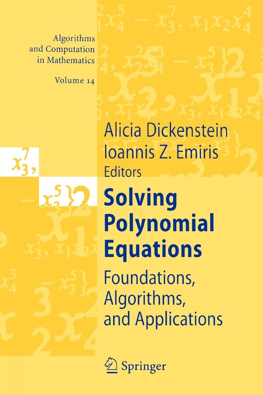 Front cover_Solving Polynomial Equations