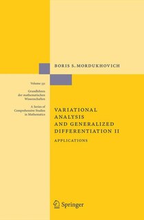 Front cover_Variational Analysis and Generalized Differentiation II