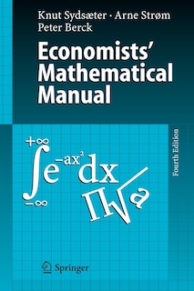 Front cover_Economists' Mathematical Manual