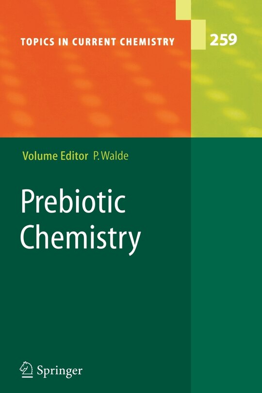 Front cover_Prebiotic Chemistry