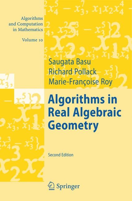 Front cover_Algorithms in Real Algebraic Geometry