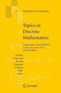 Front cover_Topics in Discrete Mathematics