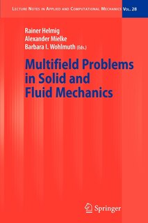 Front cover_Multifield Problems in Solid and Fluid Mechanics