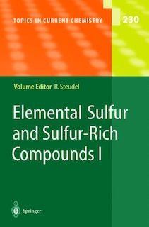 Couverture_Elemental Sulfur and Sulfur-Rich Compounds I
