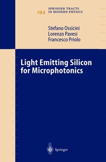 Couverture_Light Emitting Silicon for Microphotonics