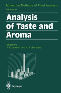 Front cover_Analysis of Taste and Aroma