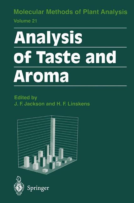 Front cover_Analysis of Taste and Aroma