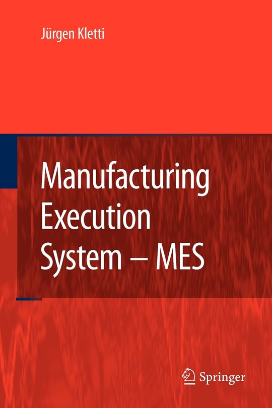 Front cover_Manufacturing Execution System - MES