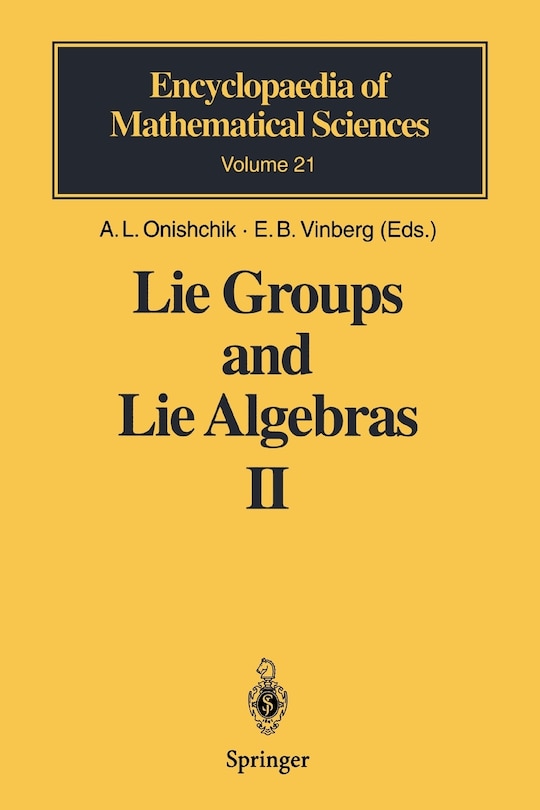 Front cover_Lie Groups and Lie Algebras II