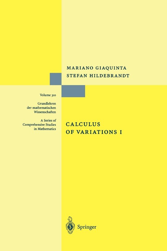 Couverture_Calculus of Variations I