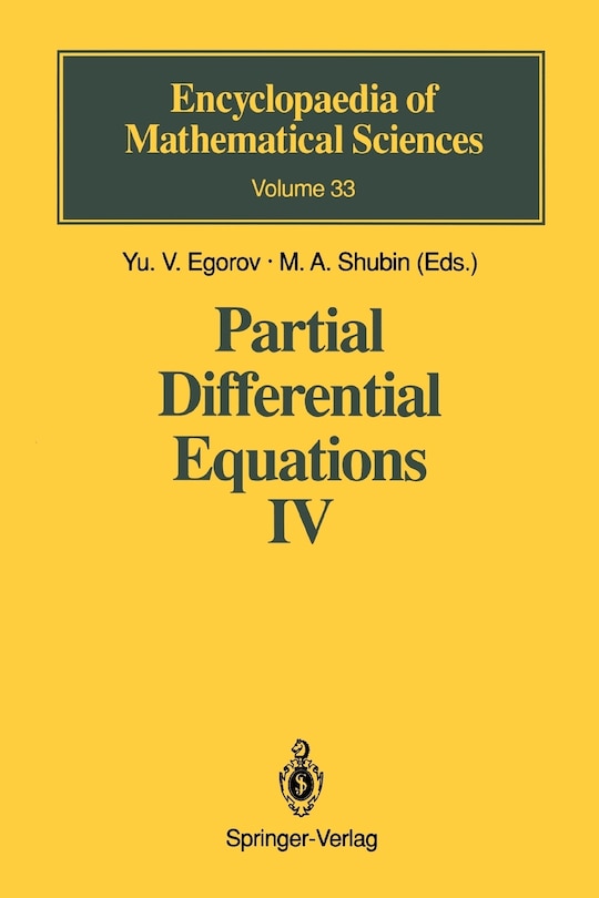 Front cover_Partial Differential Equations IV