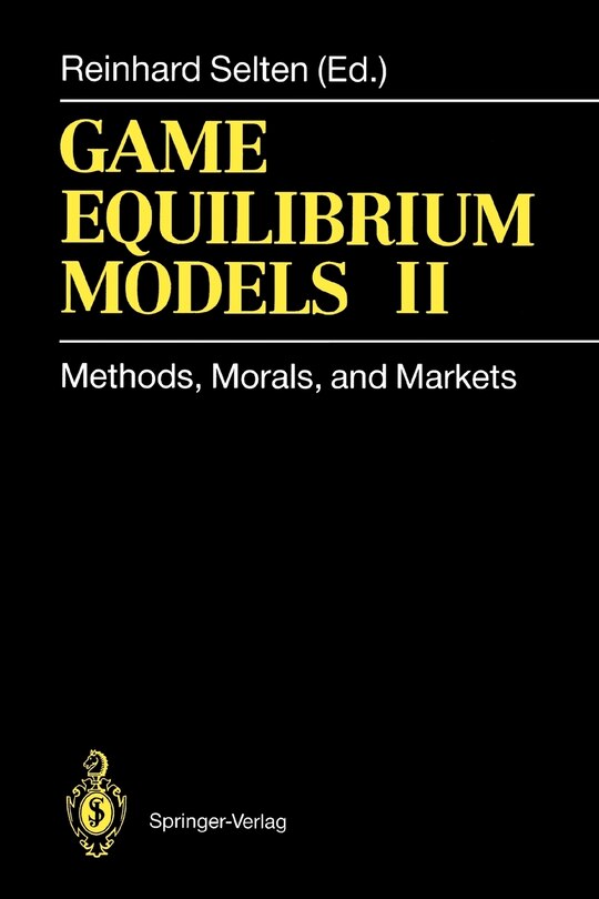 Front cover_Game Equilibrium Models II