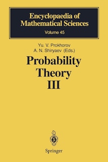 Front cover_Probability Theory III
