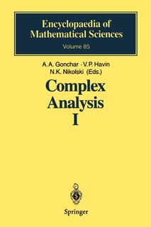 Front cover_Complex Analysis I