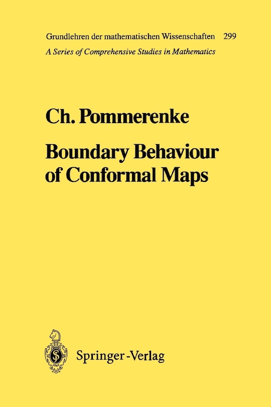 Couverture_Boundary Behaviour of Conformal Maps