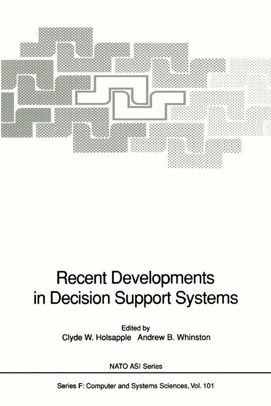 Couverture_Recent Developments in Decision Support Systems