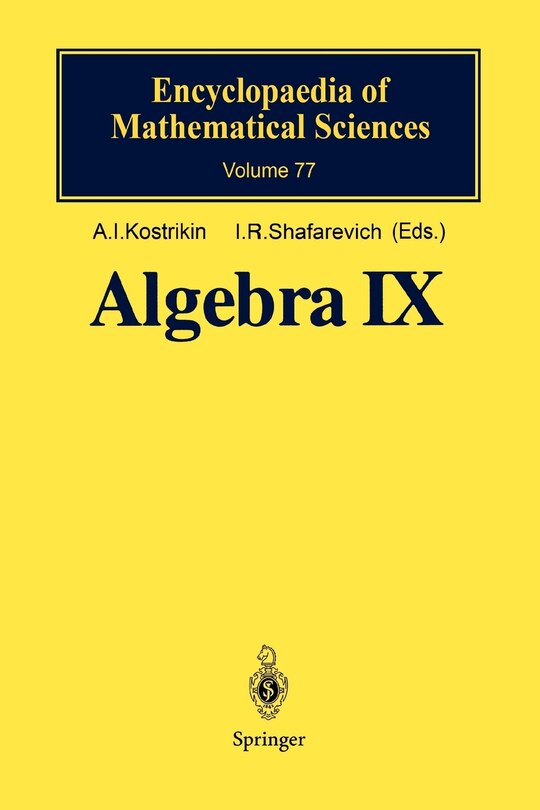 Front cover_Algebra IX