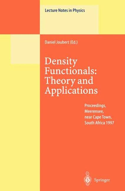 Front cover_Density Functionals
