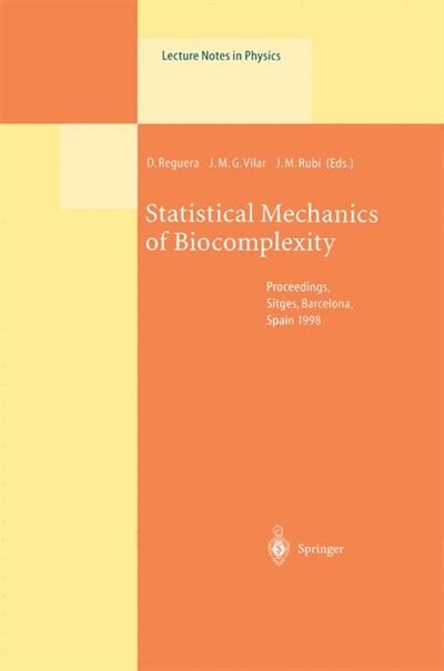 Couverture_Statistical Mechanics of Biocomplexity