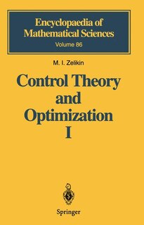 Front cover_Control Theory and Optimization I