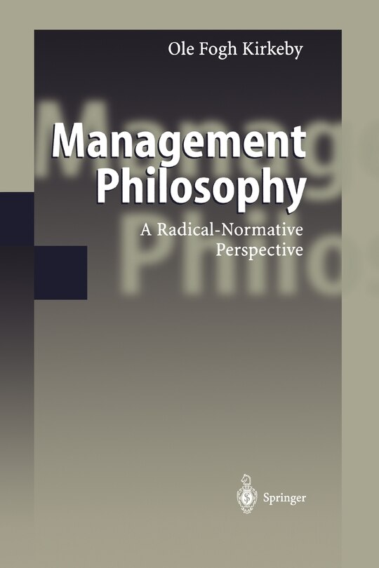 Front cover_Management Philosophy