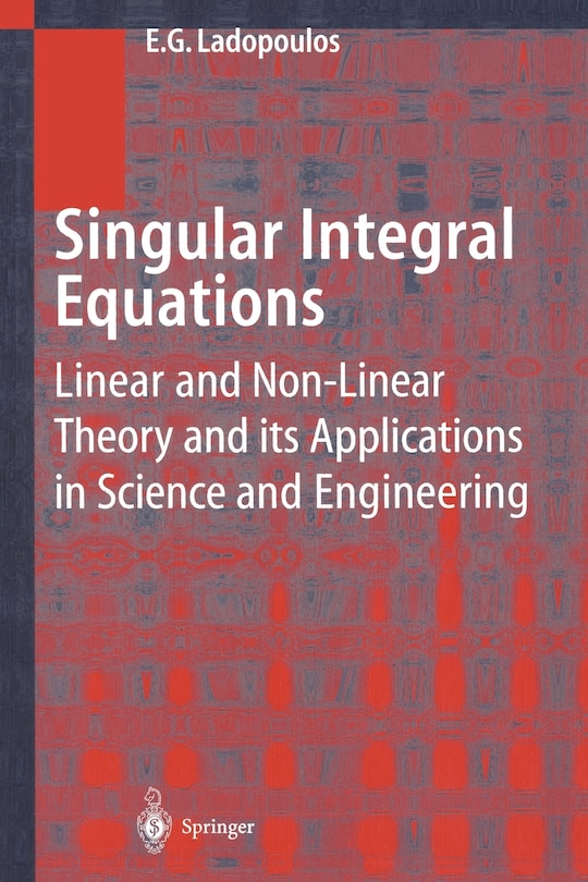 Front cover_Singular Integral Equations