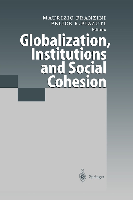 Couverture_Globalization, Institutions and Social Cohesion