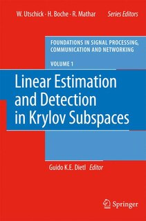 Couverture_Linear Estimation and Detection in Krylov Subspaces