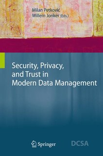 Couverture_Security, Privacy, and Trust in Modern Data Management