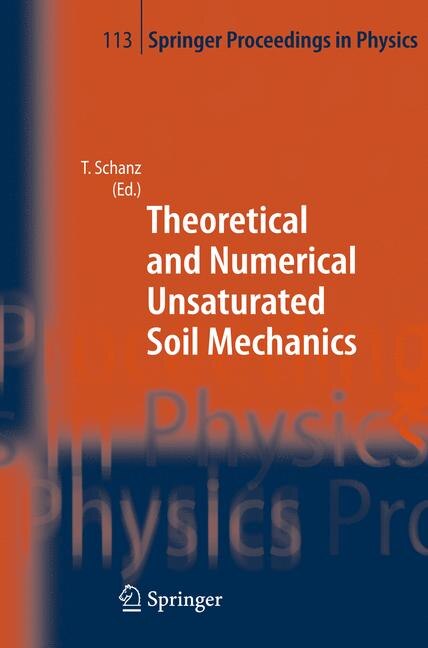 Front cover_Theoretical and Numerical Unsaturated Soil Mechanics