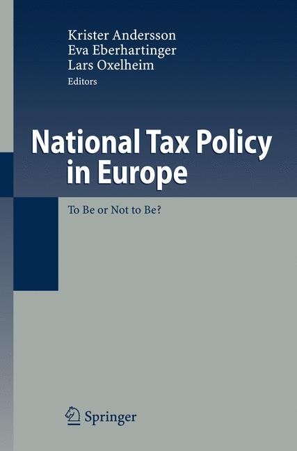 Couverture_National Tax Policy in Europe