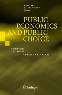 Front cover_Public Economics and Public Choice