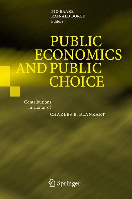 Front cover_Public Economics and Public Choice
