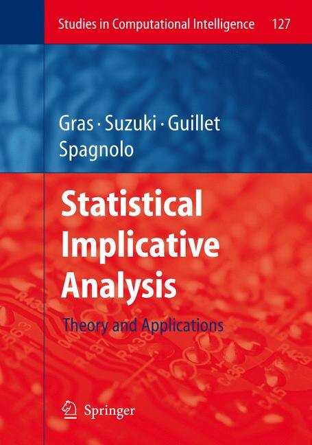 Front cover_Statistical Implicative Analysis