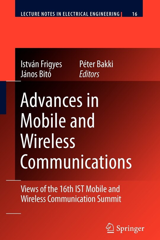 Front cover_Advances in Mobile and Wireless Communications
