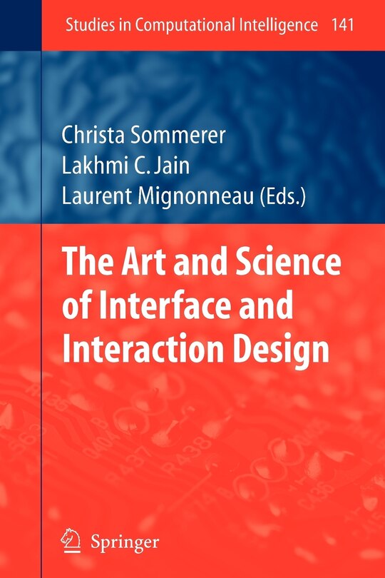 Front cover_The Art and Science of Interface and Interaction Design (Vol. 1)