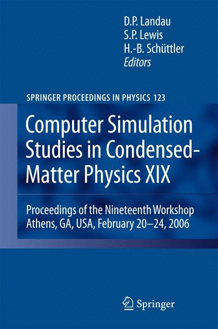 Front cover_Computer Simulation Studies in Condensed-Matter Physics XIX