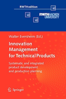 Couverture_Innovation Management for Technical Products