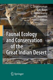 Front cover_Faunal Ecology and Conservation of the Great Indian Desert