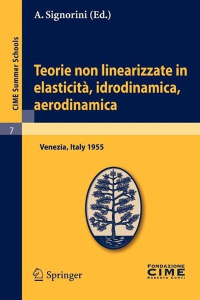 Front cover_Teorie non linearizzate in elasticità, idrodinamica e aerodinamica