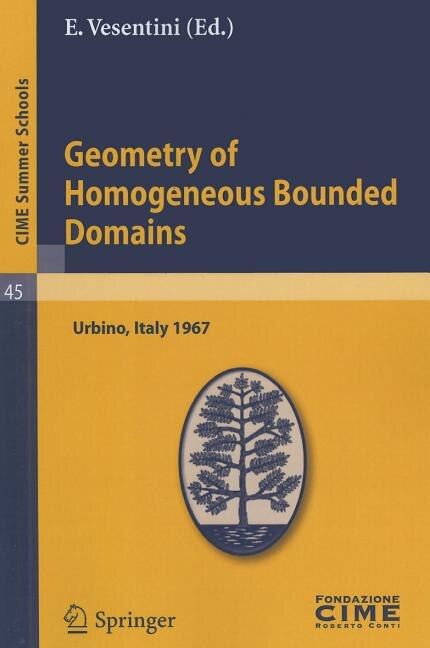 Front cover_Geometry of Homogeneous Bounded Domains
