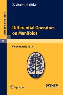 Front cover_Differential Operators on Manifolds
