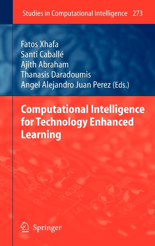 Couverture_Computational Intelligence for Technology Enhanced Learning