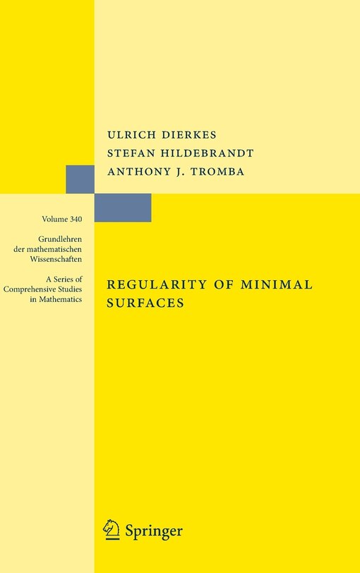 Front cover_Regularity of Minimal Surfaces