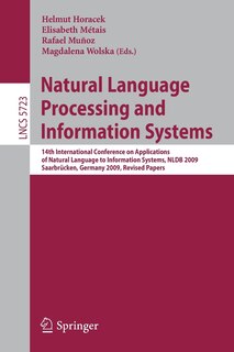 Couverture_Natural Language Processing and Information Systems
