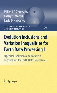 Couverture_Evolution Inclusions and Variation Inequalities for Earth Data Processing I
