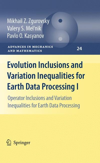 Couverture_Evolution Inclusions and Variation Inequalities for Earth Data Processing I